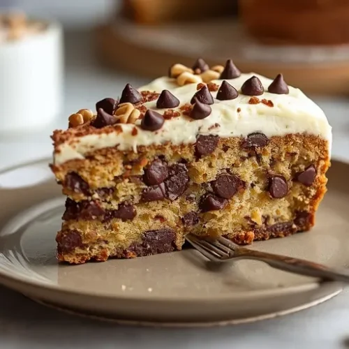 easy chocolate chip cookie cake recipe