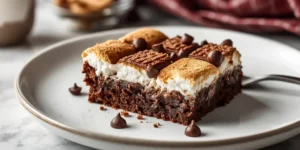 Easy S’mores Brownies with Box Brownie Mix