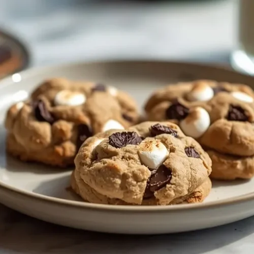 easy s’mores cookies recipe