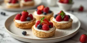 Elegant Mini Berry Tarts for Summer Party Dessert Tables