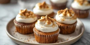 Fancy S’mores Cupcakes with Gourmet Chocolate Layers