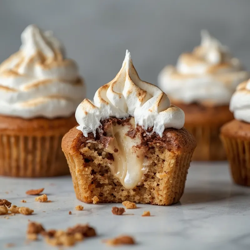 Fancy S’mores Cupcakes with Gourmet Chocolate Layers Fancy S’mores Cupcakes with Gourmet Chocolate Layers