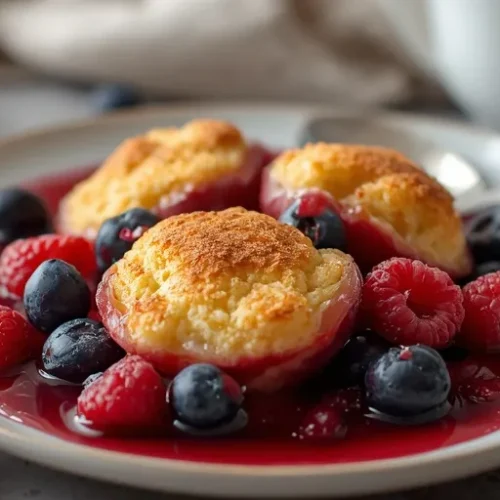frozen berry cobbler recipe