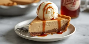 Frozen Root Beer Float Pie for Hot Summer Days