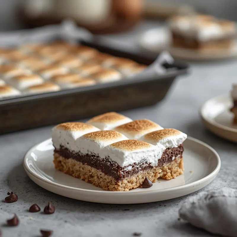 Frozen Sheet Pan S’mores Bars for Hot Summer Days