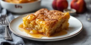 Warm Fruit Dump Cake for Potluck Dessert Tables