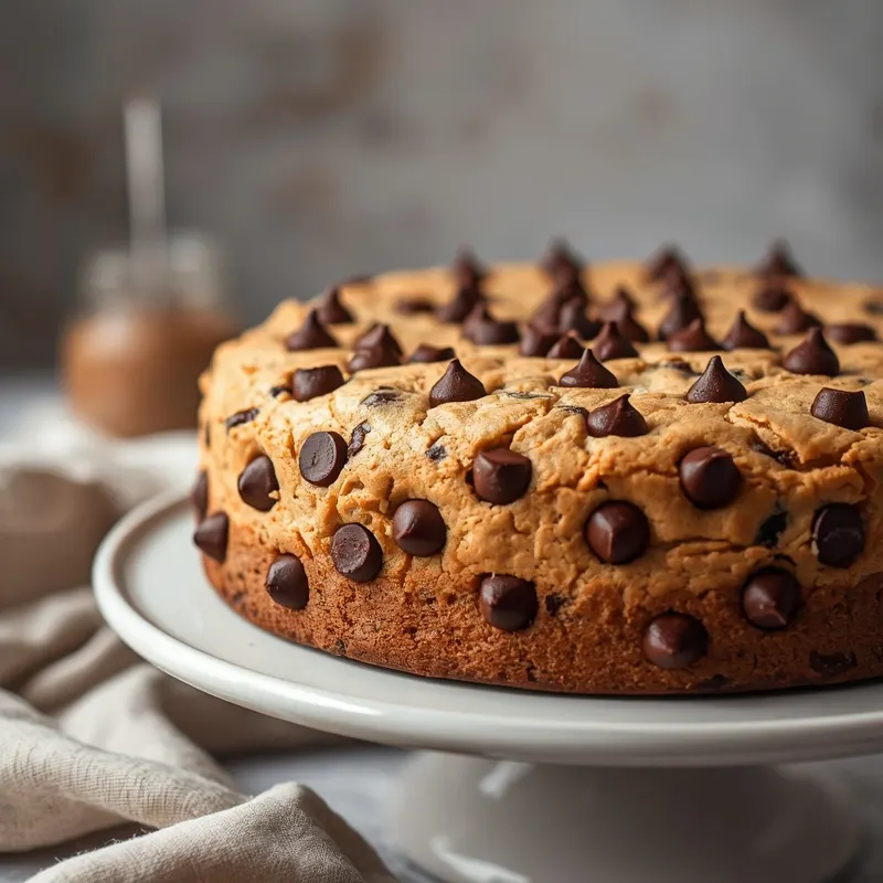Giant Chocolate Chip Cookie Cake for Birthday Parties Giant Chocolate Chip Cookie Cake for Birthday Parties