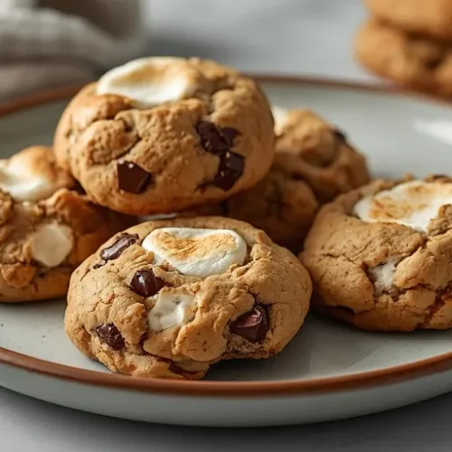gooey s’mores cookies recipe