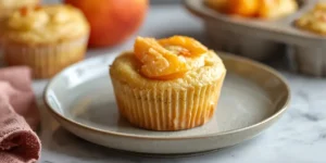 Cozy Homemade Peach Cobbler Cupcakes for Family Gatherings