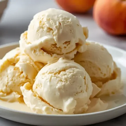 homemade peach ice cream recipe