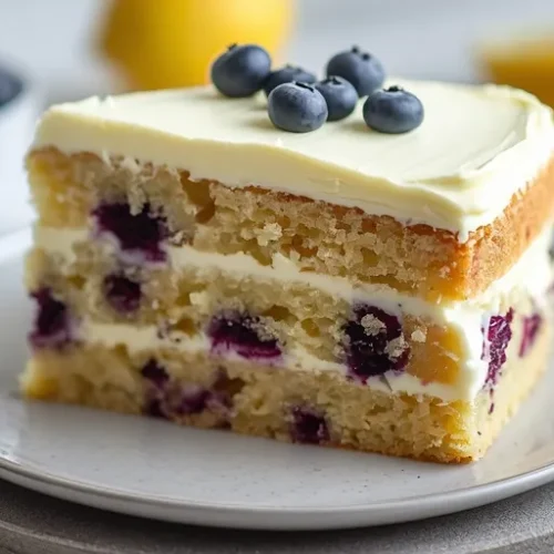 lemon blueberry layer cake recipe