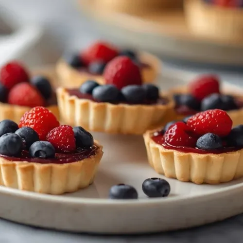 mini berry tart dessert bites recipe