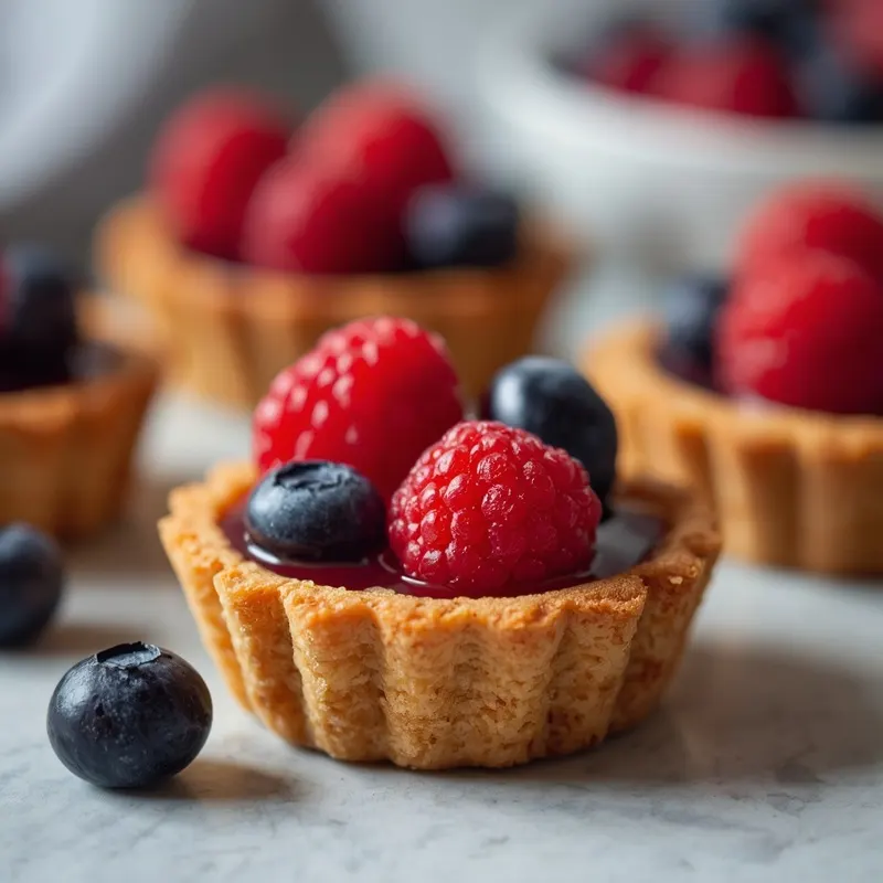 Bite Size Mini Berry Tarts for Dessert Grazing Boards