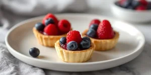Pretty Mini Berry Tartlets for Café Style Desserts