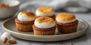 Mini S’mores Cupcake Bites for Party Snack Trays
