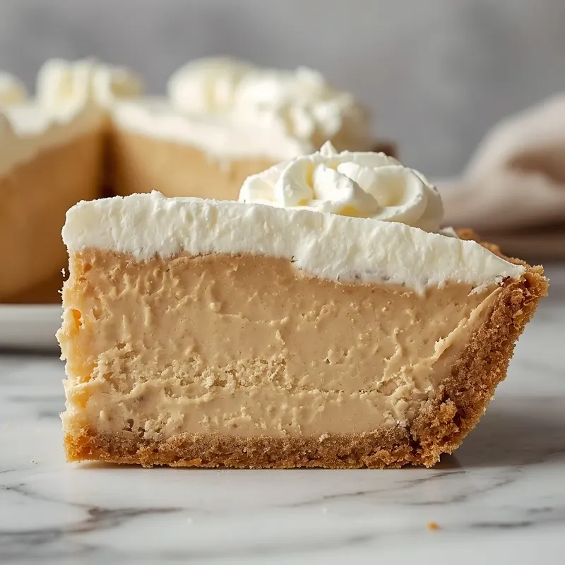 Creamy No Bake Peanut Butter Pie with Cool Whip