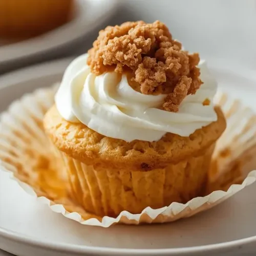 peach cobbler crumble cupcakes recipe