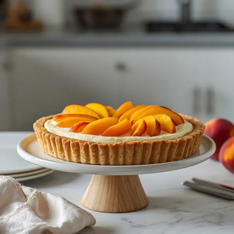 Velvety Peach Cream Cheese Pie for Family Gatherings Velvety Peach Cream Cheese Pie for Family Gatherings