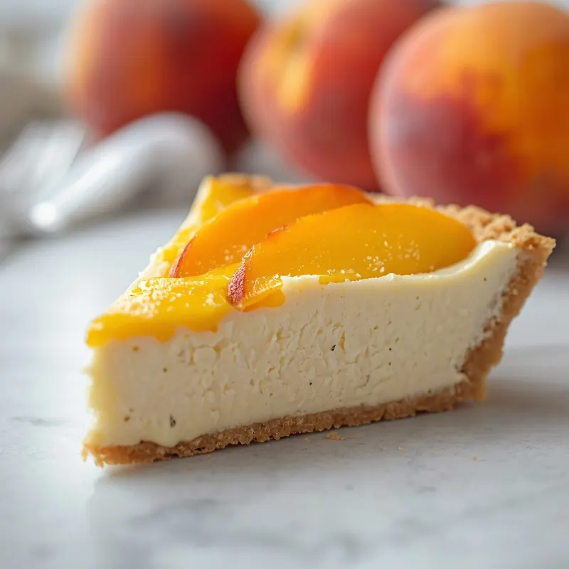 Velvety Peach Cream Cheese Pie for Family Gatherings Velvety Peach Cream Cheese Pie for Family Gatherings