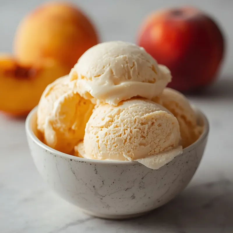 Tropical Peach Melon Ice Cream for Refreshing Summer Desserts Tropical Peach Melon Ice Cream for Refreshing Summer Desserts