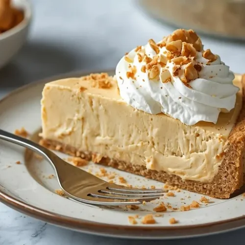 peanut butter pie no bake recipe