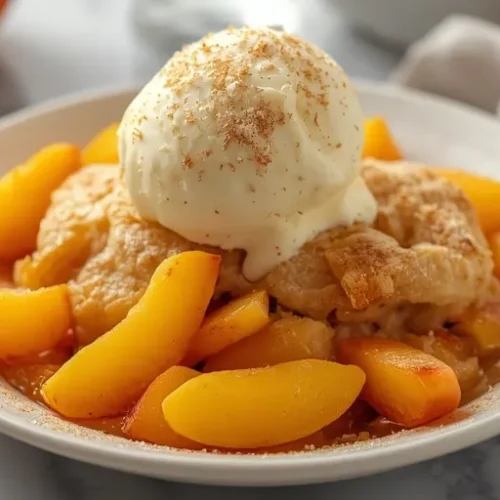 quick peach cobbler recipe