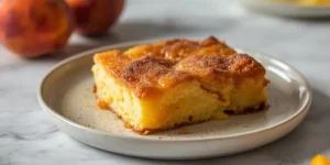 Quick Peach Dump Cake for Last Minute Desserts