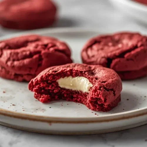 red velvet cheesecake cookies recipe