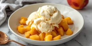 Soft Peach Ice Cream Swirls for Backyard Summer Parties