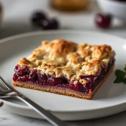 sour cherry pie bars recipe