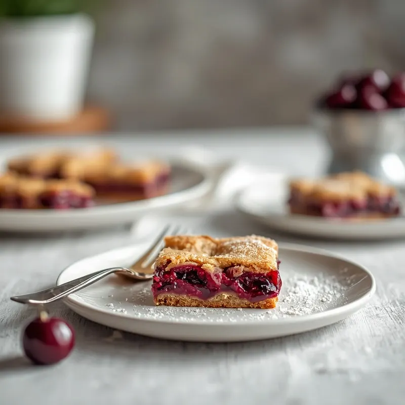 Tangy Sour Cherry Pie Bars for Summer Gatherings