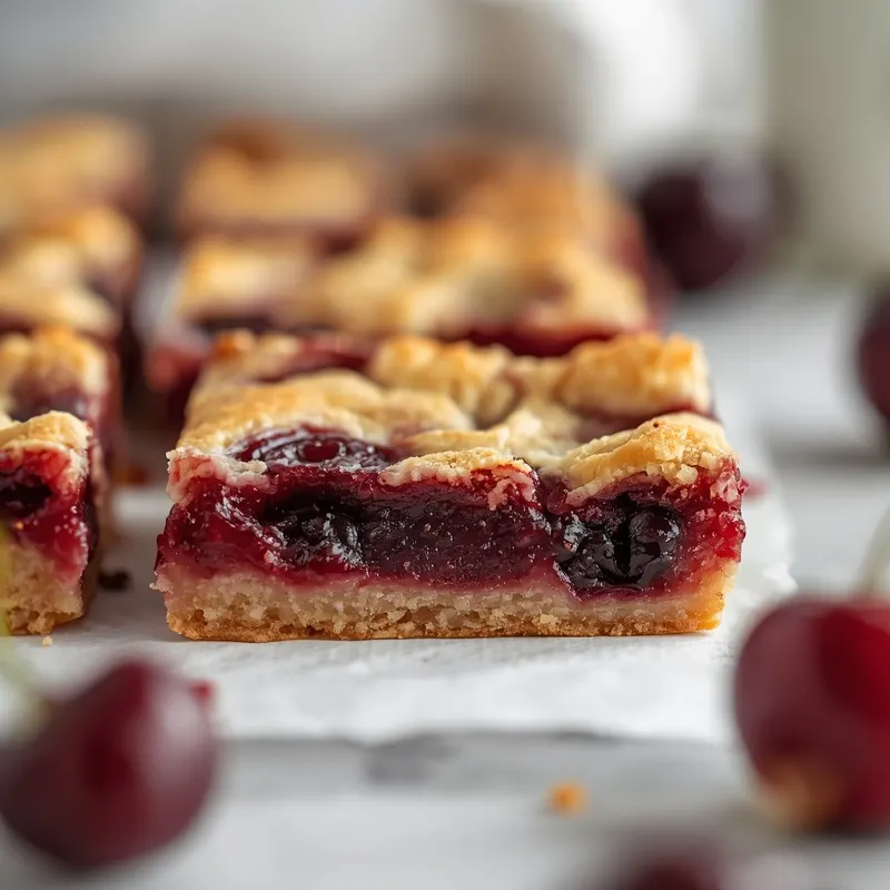 Tangy Sour Cherry Pie Bars for Summer Gatherings