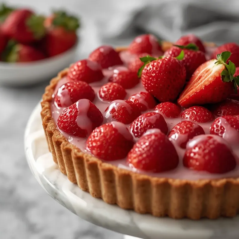 Beautiful Strawberry Berry Tart for Celebration Tables