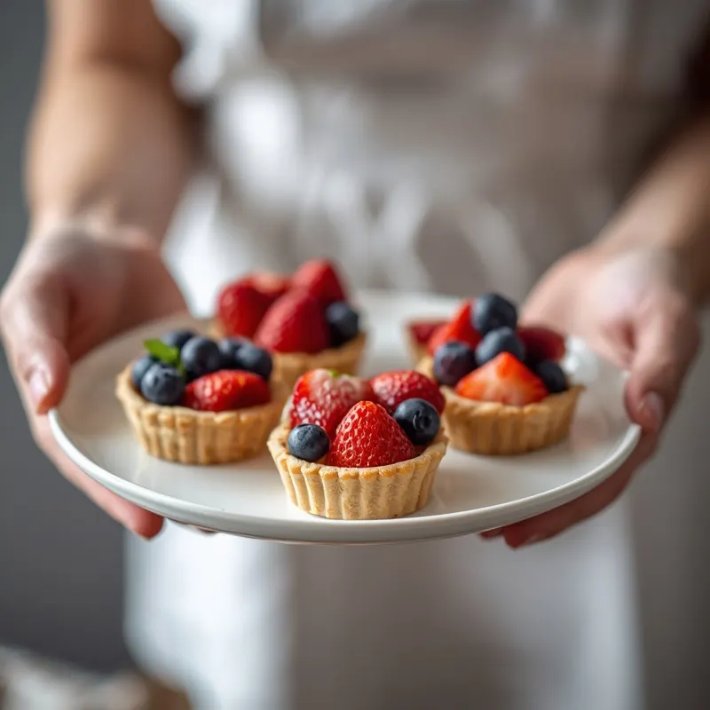 Fresh Strawberry Mini Berry Tarts for Spring Gatherings