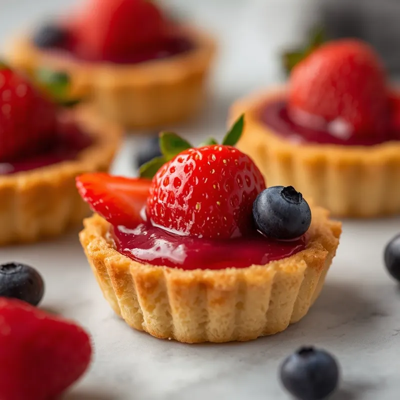 Fresh Strawberry Mini Berry Tarts for Spring Gatherings