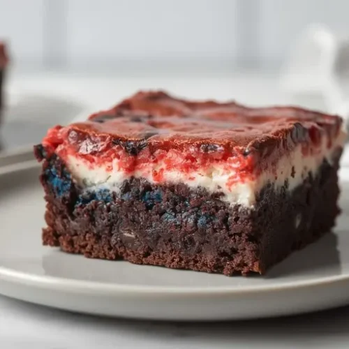 birthday red white and blue brownies recipe