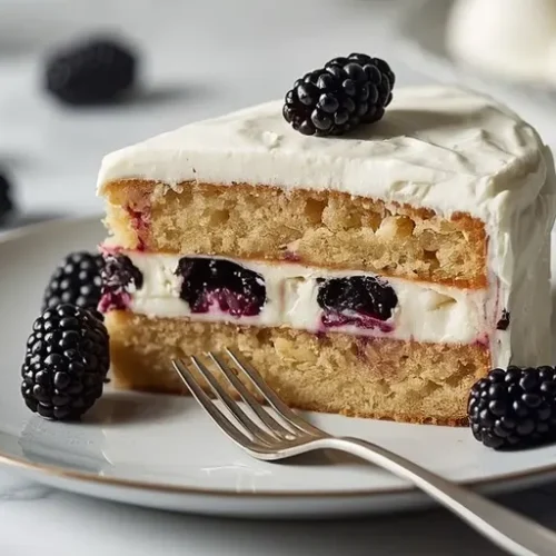 Blackberry Cream Cake recipe