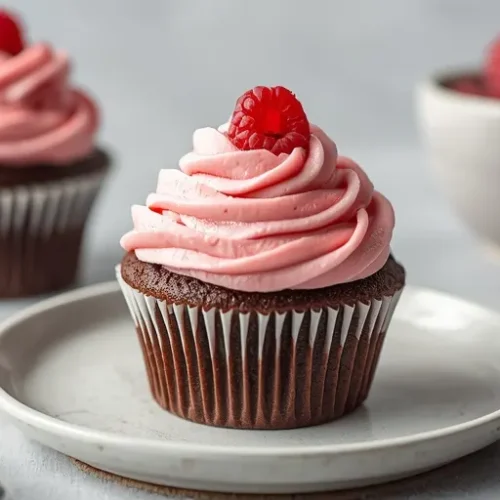 Chocolate Raspberry Cupcakes recipe