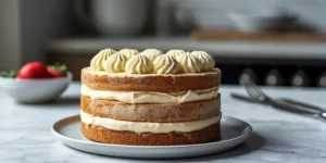 Elegant Summer Ice Cream Cake with Bakery Style Layers
