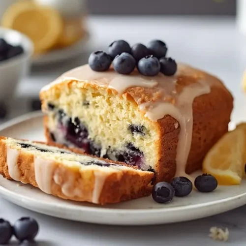 lemon blueberry loaf layer cake recipe
