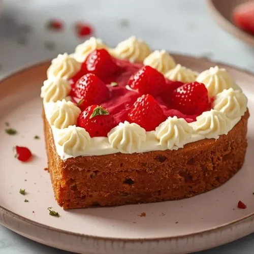 Mini Vintage Heart Cake recipe