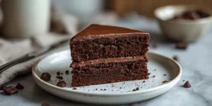 Rich Mocha Fudge Cake with deep chocolate coffee flavor
