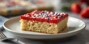 Soft Patriotic Sugar Cookie Bars for 4th of July Parties