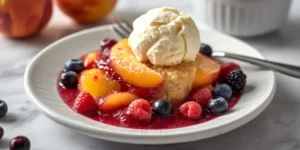 Sweet Peach Berry Cobbler for Backyard Summer Gatherings