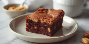 Fudgy Peanut Butter Brownies