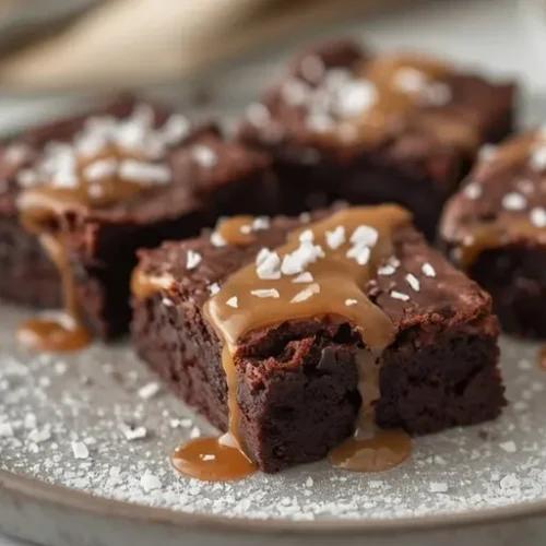 Salted Caramel Brownies recipe