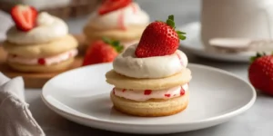 Soft Strawberry Shortcake Cookie Cupcakes for Dessert Lovers
