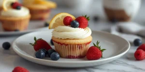 Sweet Vanilla Berry Cupcakes for Weekend Brunch Gatherings