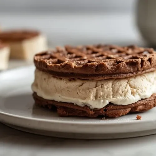 waffle brownie ice cream sandwiches recipe