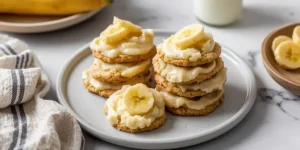 Sweet Banana Cream Pudding Cookies for dessert lovers